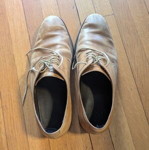 Tan Leather Men's Oxfords